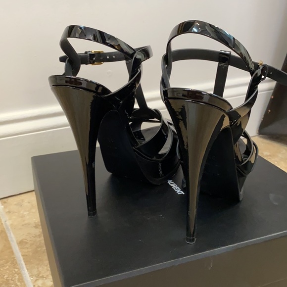YSL Saint Laurent Tribute platform heels sandals - Picture 4 of 7